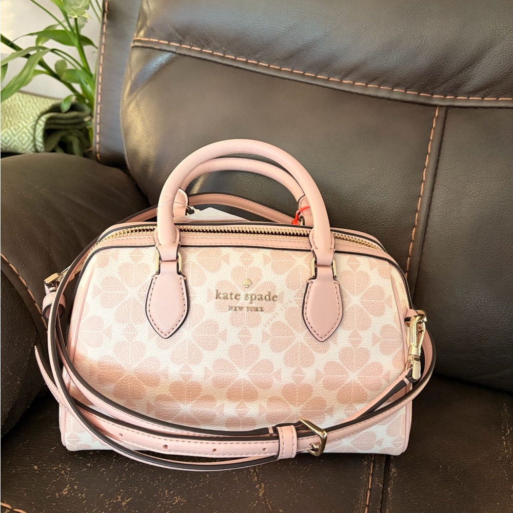 Kate Spade Light Pink Floral Satchel